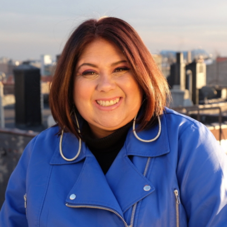 Woman smiling at the camera