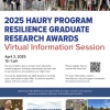 Haury Virtual info Session